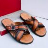 Brown slippers