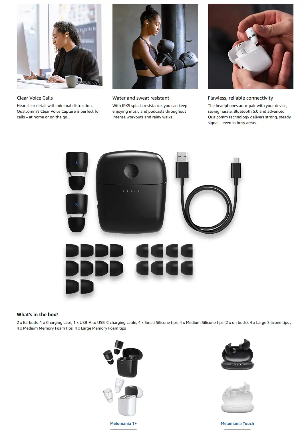 Cambridge Audio Melomania 1+ Earbuds,