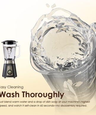 Oraimo SmartBlender 1.5L Capacity Glass Jar Ice Crushing Speed Control 