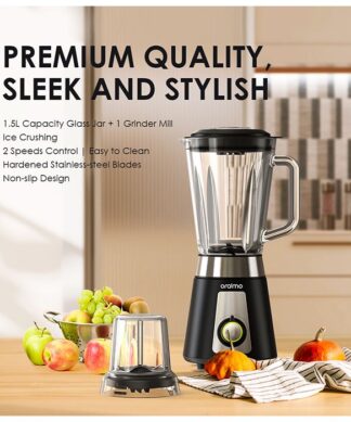 Oraimo SmartBlender 1.5L Capacity Glass Jar Ice Crushing Speed Control 