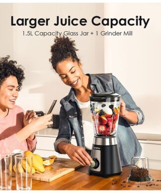 Oraimo SmartBlender 1.5L Capacity Glass Jar Ice Crushing Speed Control 