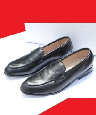 Hanslet Black leather loafer