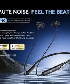 Oraimo Necklace 5 30dB Noise Cancellation & Call Vibration Neckband