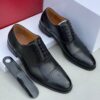 Frank Perry Black Executive Leather Shoe