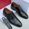 Frank Perry Executive Polished Black Leather Shoe