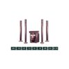 Westpool Wp5100-5.1 Channel Bluetooth Tall Speaker With Remote Control