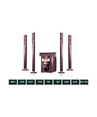 Westpool Wp5100-5.1 Channel Bluetooth Tall Speaker With Remote Control