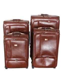 Honey Moon Set of 4 Trolley Bag - Brown