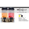 WESTPOOL JUICE DISPENSER DOUBLE WP-1820 Shopwice WESTPOOL JUICE DISPENSER DOUBLE WP-1820