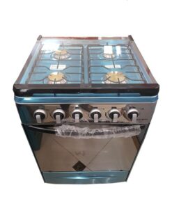 Westpool WP-8404 Gas Cooker - 4 Burner 60x60 - Stainless Steel