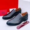 Anax Classic Black Plain Executive Shoe Shopwice Anax Classic Black Plain Executive Shoe