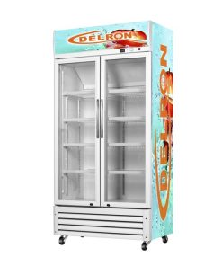 Delron 553 Litres - DDF-553 Showcase Display Double Door Refrigerator