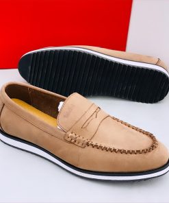 Timberland Pure Leather Loafer-Brown