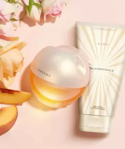 avon incandessence Eau de parfum bottle and body lotion