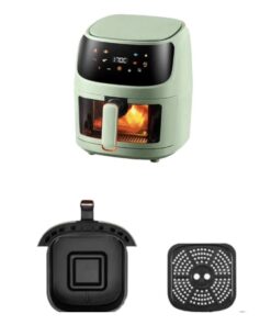 Air Fryer Smoke-free Electric Frying - 8L Light Green