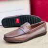 Salvatore Ferragamo Brown Leather Loafer Shoe