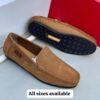 Calvin Klein Brown Leather Suede Loafer Shoe Shopwice Calvin Klein Brown Leather Suede Loafer Shoe