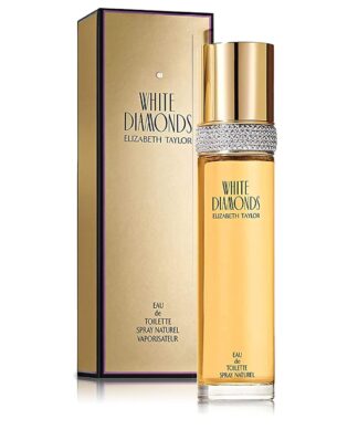 Women's Perfume by Elizabeth Taylor, White Diamonds, Eau De Toilette EDT Spray, 3.3 Fl Oz