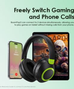 oraimo BoomPop 2 ENC Over-Ear Wireless Headphones