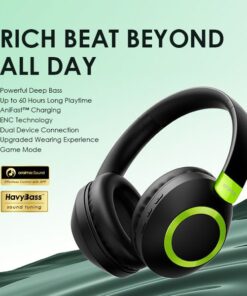 oraimo BoomPop 2 ENC Over-Ear Wireless Headphones