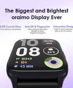 oraimo Watch 4 Plus 2.01″ HD IP68 Smart Watch