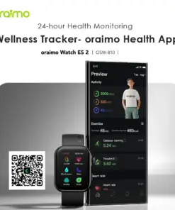 Oraimo Watch ES 2 1.95″ AMOLED IP68 Smart Watch