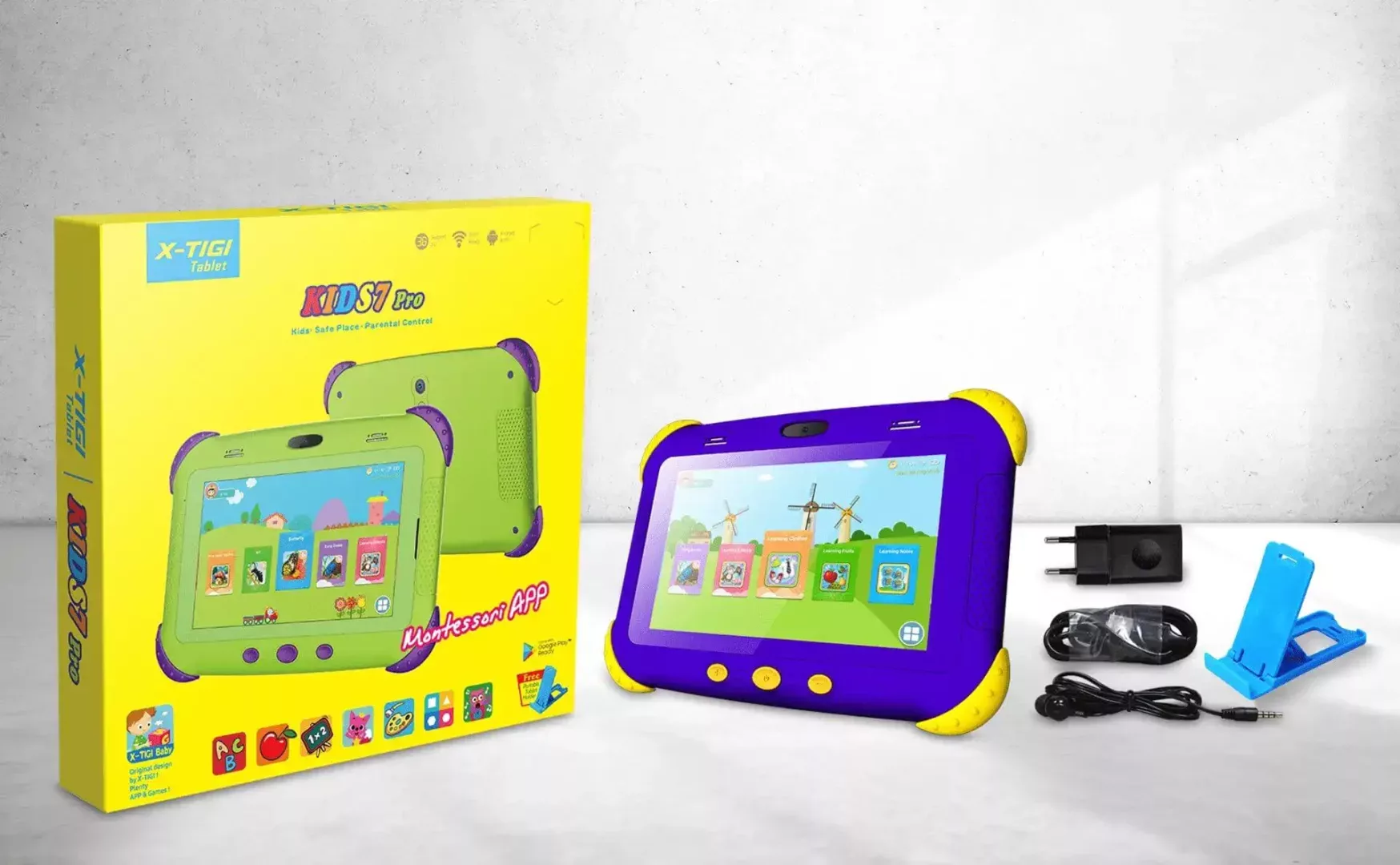 X TIGI KIDS 7 PRO box content