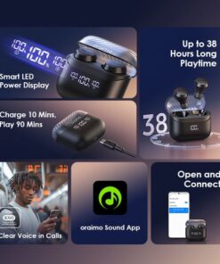 Oraimo AirBuds 4 ENC True Wireless Earbuds Shopwice oraimo AirBuds 4 ENC True Wireless Earbuds