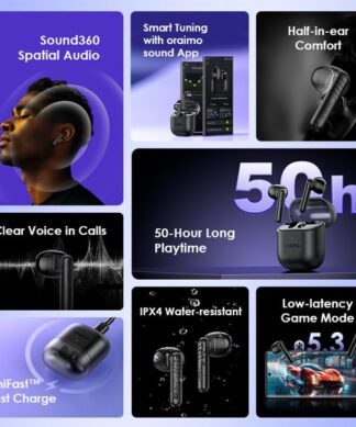 oraimo FreePods Neo Half In Ear True Wireless Earbuds