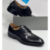AD Maurizio Executive Black Polished Laced Leather Shoe