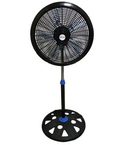Delron 18' Standing Fan - Black-Blue