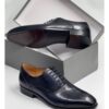 AD Maurizio Executive Black Polished Patterned Laced Leather Shoe Shopwice AD Maurizio Executive Black Polished Patterned Laced Leather Shoe