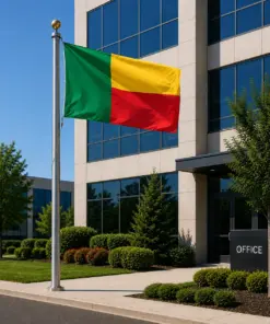 Benin National Flag 90cm x 150cm - Outdoor Polyester Flag