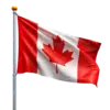 Canada Flag 5 By 3 Feet Dimension