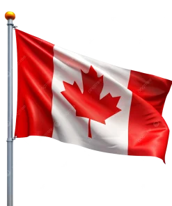 Canada Flag 5 By 3 Feet Dimension