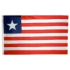 Liberia Flag 5 By 3 Feet Dimension