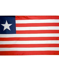 Liberia Flag 5 By 3 Feet Dimension