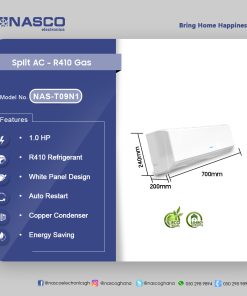 NASCO-1.0HP-R410-SPLIT-AIR-CONDITIONER