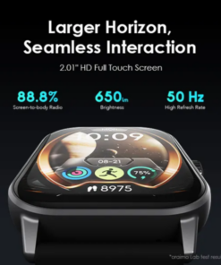 Oraimo Watch 5 2.01" HD Panda Glass 1ATM Smart Watch