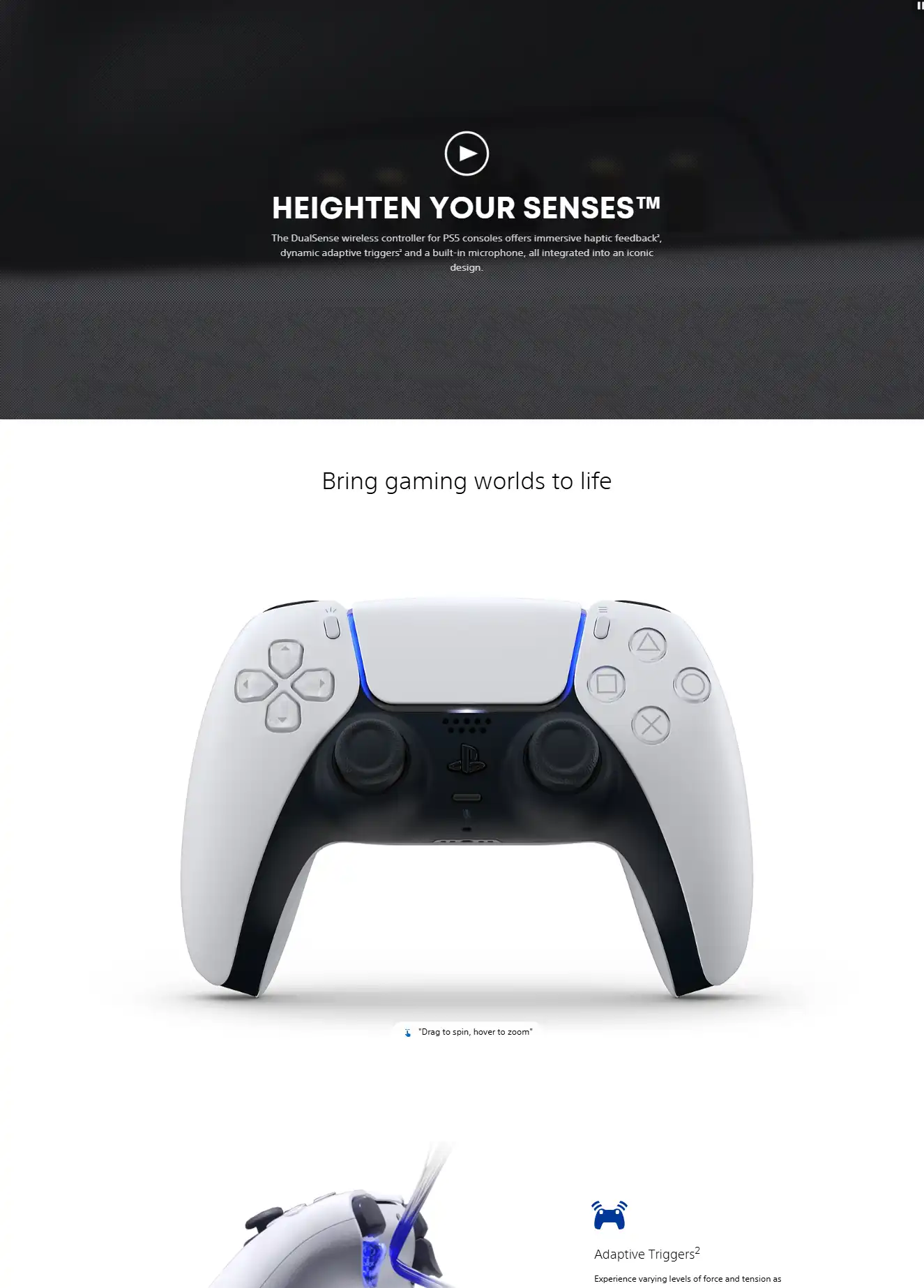 Sony PS5 Dual Sense wireless controller
