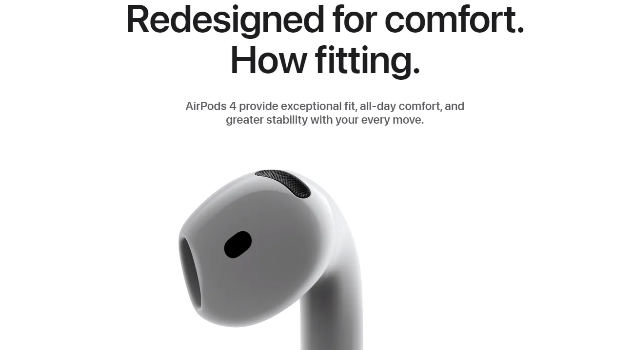 Apple Airpods 4 Active Noise Cancellation