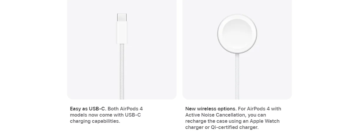 Apple Airpods 4 Active Noise Cancellation