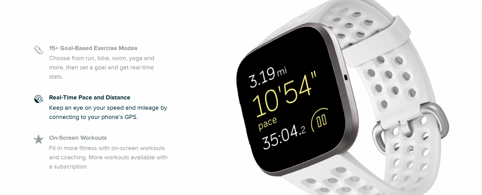 fitbit health and fitness smartwatch