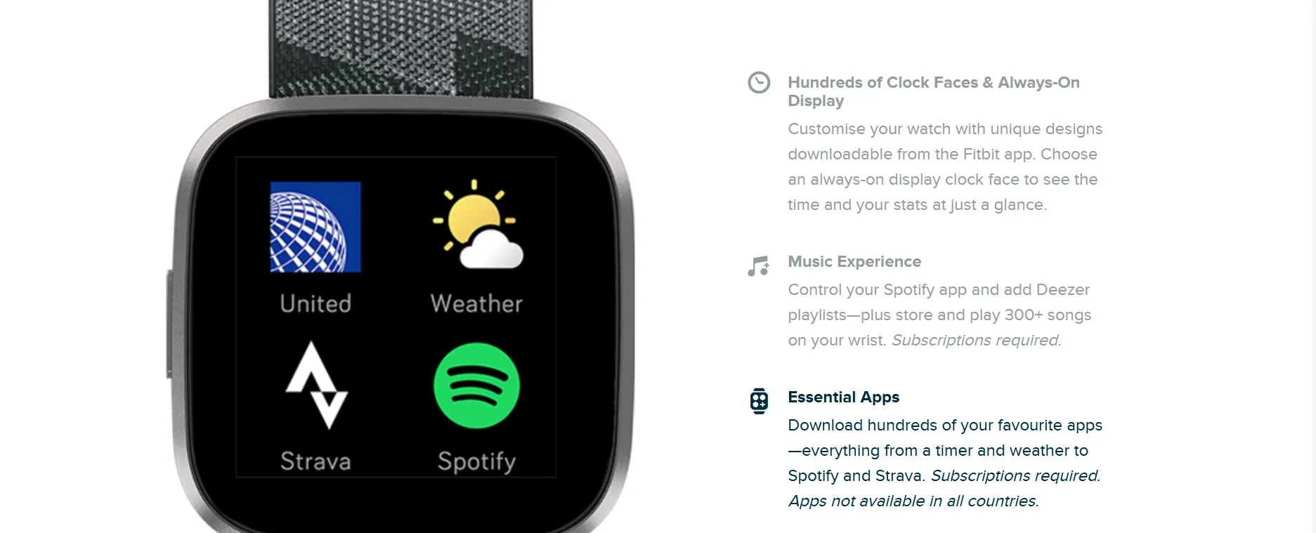 fitbit health and fitness smartwatch