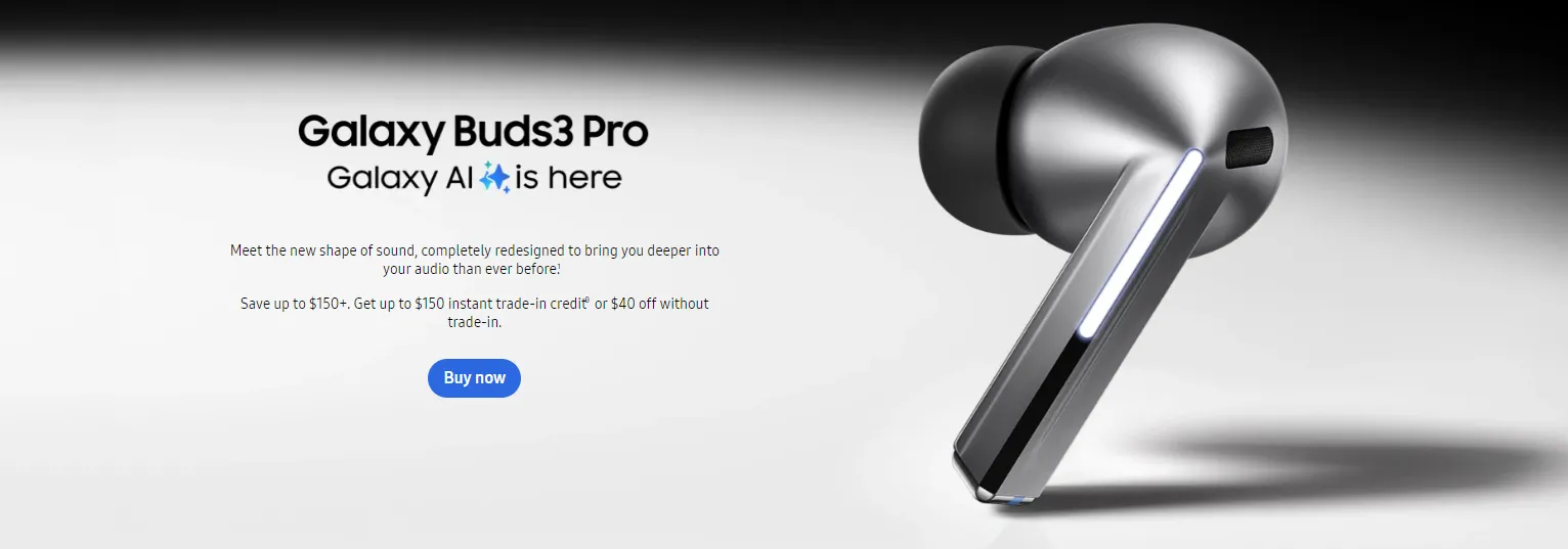 Samsung Galaxy Buds 3 Pro AI True Wireless Bluetooth Earbuds Shopwice galaxy buds3 pro