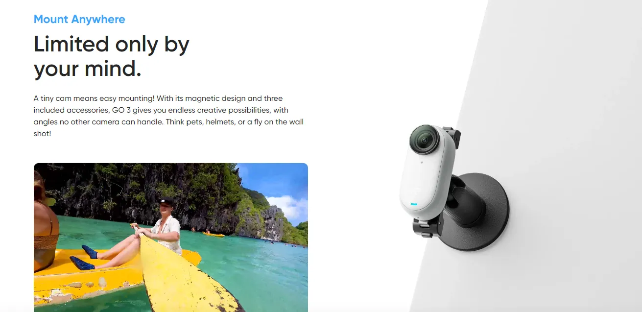Insta360 G0 3 Camera Shopwice insta360 Go 3