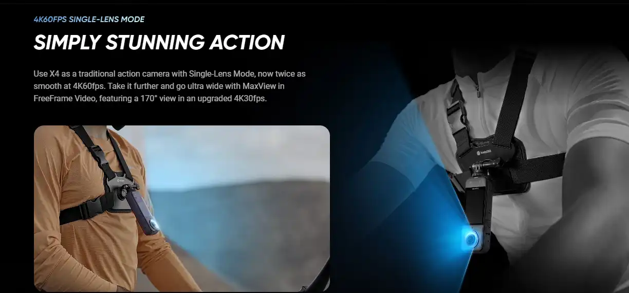 Insta360 X4 Ultimate 8K 360 Action Camera