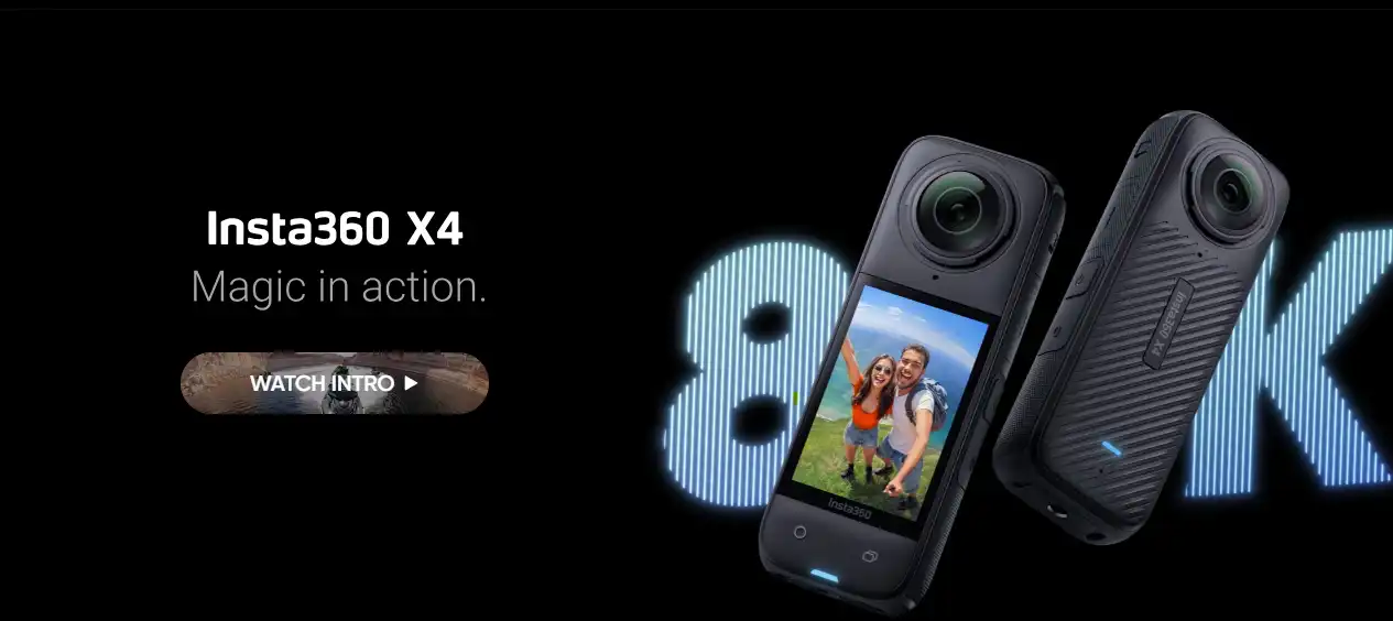 Insta360 X4 Ultimate 8K 360 Action Camera