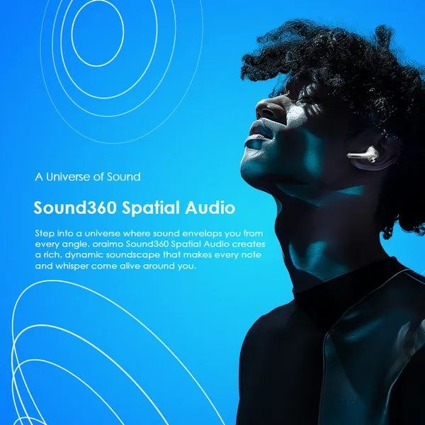 oraimo SpaceBuds Pro Premium 50dB Hybrid ANC True Wireless Earbuds