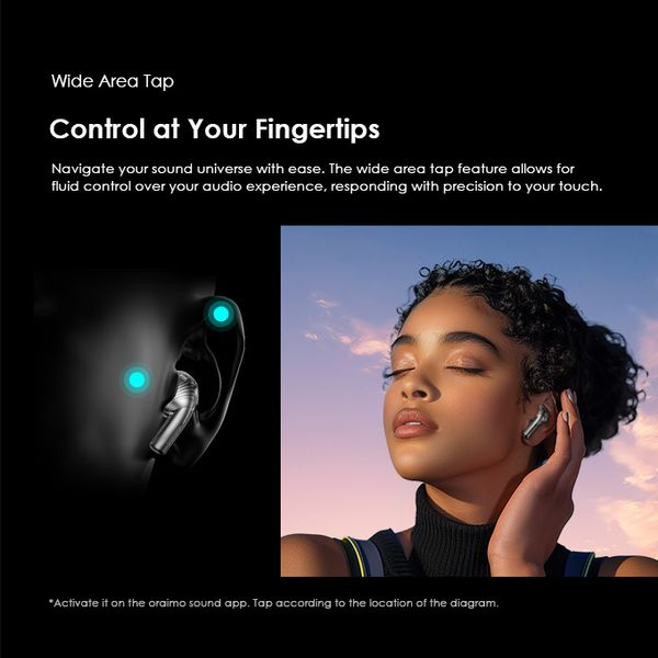 oraimo SpaceBuds Pro Premium 50dB Hybrid ANC True Wireless Earbuds